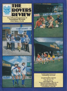 Tranmere Rovers v Scunthorpe United Match Programme 1981-04-24